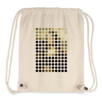 mona dots - Stanley/Stella recycelter Gym Bag - Naturweiß - Vorne