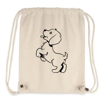 Hund baby süss - Stanley/Stella recycelter Gym Bag - Naturweiß - Vorne