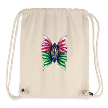 Butterfly Vulva - Stanley/Stella recycelter Gym Bag - Naturweiß - Vorne