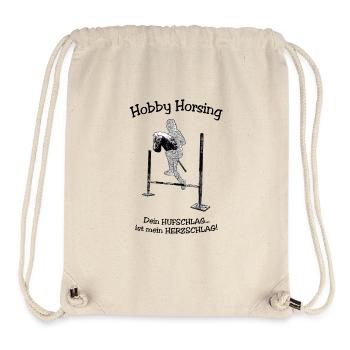 Hobby Horsing Spruch - Stanley/Stella recycelter Gym Bag - Naturweiß - Vorne
