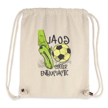 Football Inspires - Stanley/Stella Recycled Gym Bag - natural - Front
