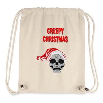 weihnachtshumor, creepy christmas - Stanley/Stella recycelter Gym Bag - Naturweiß - Vorne