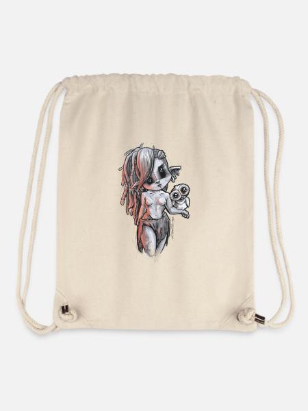 Nordic Wild Girl - Stanley/Stella Recycled Gym Bag - natural