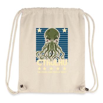 Cthulhu! Die Sterne haben endlich recht! - Stanley/Stella recycelter Gym Bag - Naturweiß - Vorne