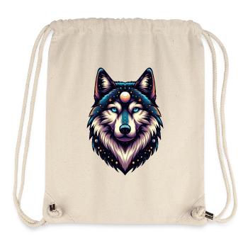 Spiritual Wolf - Stanley/Stella Recycled Gym Bag - natural - Front