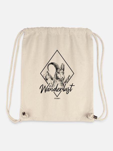WANDERLUST - Stanley/Stella recycelter Gym Bag - Naturweiß