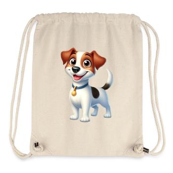 Jack Russel - Stanley/Stella recycelter Gym Bag - Naturweiß - Vorne