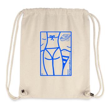 The islands of Hyères - Stanley/Stella Recycled Gym Bag - natural - Front