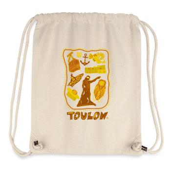 Toulon and its symbols - Stanley/Stella Recycled Gym Bag - natural - Front