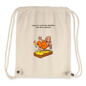 Butterbuddha - Achtsamkein mit Humor - Stanley/Stella recycelter Gym Bag - Naturweiß - Vorne