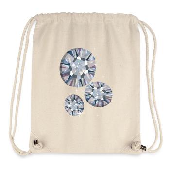 Abstract diamonds Elegance in clear facets - Stanley/Stella Recycled Gym Bag - natural - Front