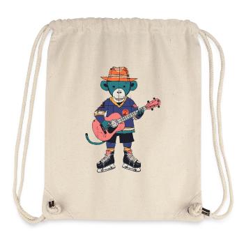 Monkey Music - Stanley/Stella Recycled Gym Bag - natural - Front