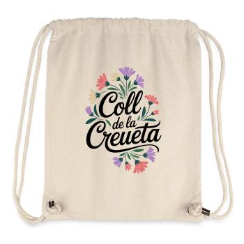 Coll de la Creueta Floral Cycling Art - Stanley/Stella recycelter Gym Bag - Naturweiß - Vorne