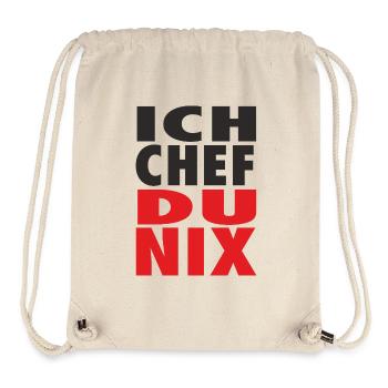 Humorvoller Kochchef Schriftzug - Stanley/Stella recycelter Gym Bag - Naturweiß - Vorne