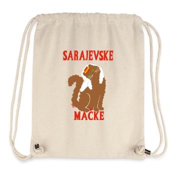Sarajevo Cat Bosnia - Stanley/Stella Recycled Gym Bag - natural - Front