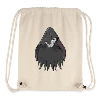 Spectre à capuchon en cape d’ombre - Sac à cordon recyclé Stanley/Stella - blanc naturel - Devant
