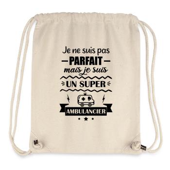 Super Notfall-Krankenwagen - Stanley/Stella recycelter Gym Bag - Naturweiß - Vorne