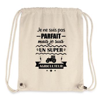 Super Farmer Farm Field Tractor - Stanley/Stella Recycled Gym Bag - natural - Front