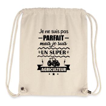 Not perfect but great farmer tractor - Stanley/Stella Recycled Gym Bag - natural - Front