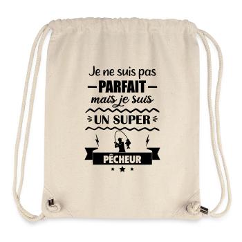 Not perfect but great fisherman Fishing - Stanley/Stella Recycled Gym Bag - natural - Front