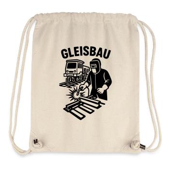 gleisbau beruf - Stanley/Stella recycelter Gym Bag - Naturweiß - Vorne