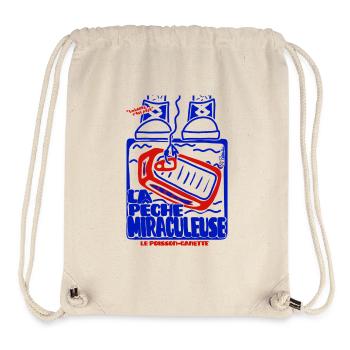 Pêche Miraculeuse Retro - Stanley/Stella Recycled Gym Bag - natural - Front