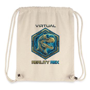 Virtual Reality Rex Dino - Stanley/Stella Recycled Gym Bag - natural - Front