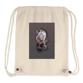 Elven heroine with gold armor - Stanley/Stella Recycled Gym Bag - natural - Front