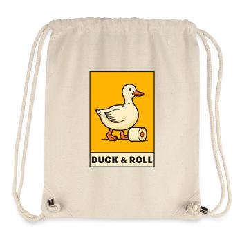 Duck & Roll - Stanley/Stella recycelter Gym Bag - Naturweiß - Vorne