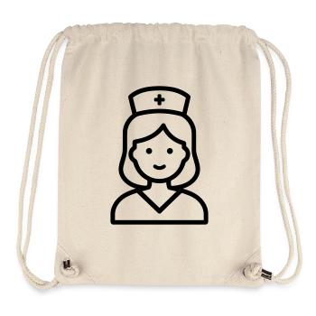 Krankenschwester - Stanley/Stella recycelter Gym Bag - Naturweiß - Vorne