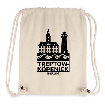 treptow köpenick silhouette berlin - Stanley/Stella recycelter Gym Bag - Naturweiß - Vorne