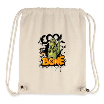 Casual Dino BONE font - Stanley/Stella Recycled Gym Bag - natural - Front