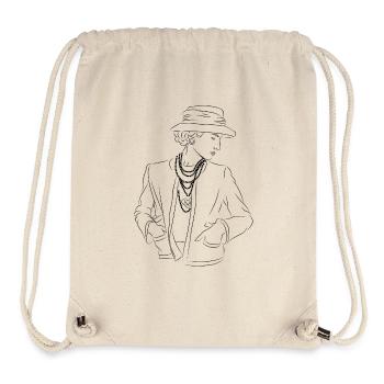 Iconique - Sac à cordon recyclé Stanley/Stella - blanc naturel - Devant