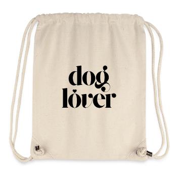 Amoureux des chiens - Sac à cordon recyclé Stanley/Stella - blanc naturel - Devant