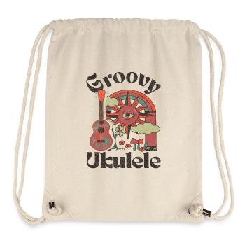 Groovy Ukulele - Stanley/Stella Recycled Gym Bag - natural - Front