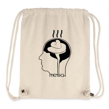 Mensch - Stanley/Stella recycelter Gym Bag - Naturweiß - Vorne