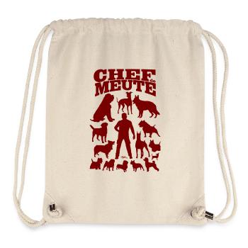 chef de meute - Sac à cordon recyclé Stanley/Stella - blanc naturel - Devant