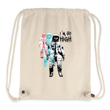 High Cosmonaut Flight Travel Trip - Stanley/Stella Recycled Gym Bag - natural - Front
