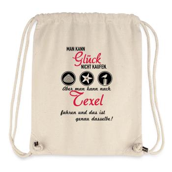 Glück Texel - Stanley/Stella recycelter Gym Bag - Naturweiß - Vorne