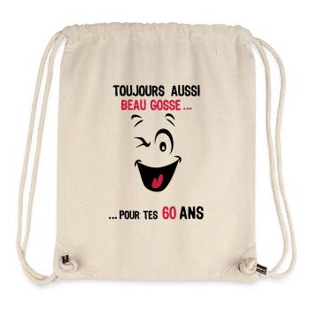 60 years still handsome for age ks - Stanley/Stella Recycled Gym Bag - natural - Front