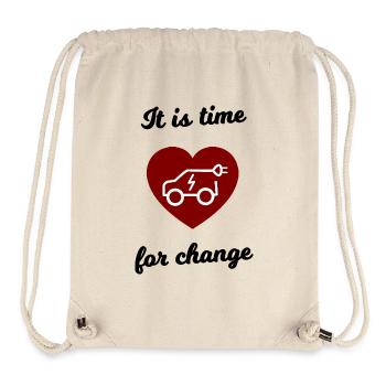 Electric Cars - Stanley/Stella Recycled Gym Bag - natural - Front