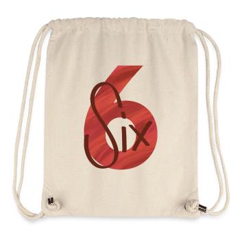 Number / 6 / Six / Birthday / Sixth / Number - Stanley/Stella Recycled Gym Bag - natural - Front