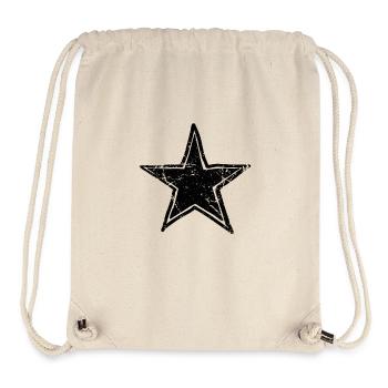 star drawn path - Stanley/Stella recycelter Gym Bag - Naturweiß - Vorne