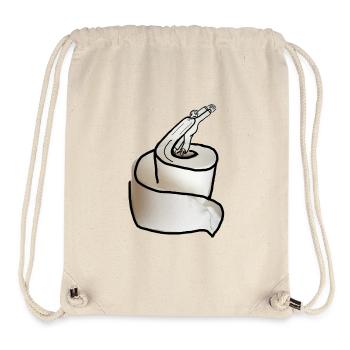 Chemise en papier - Sac à cordon recyclé Stanley/Stella - blanc naturel - Devant