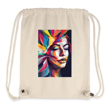 Abstract image - Stanley/Stella Recycled Gym Bag - natural - Front