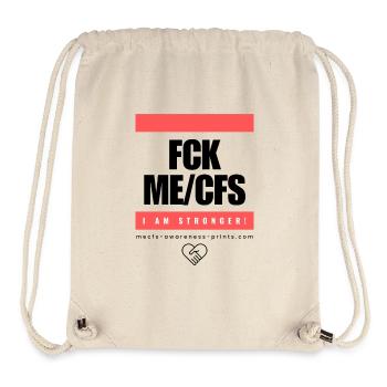FCK ME/CFS - I AM STRONGER - Stanley/Stella Recycled Gym Bag - natural - Front