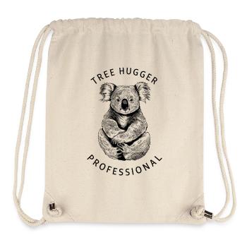 Professional Tree Hugger - Minimalist Koala - Stanley/Stella Recycled Gym Bag - natural - Front