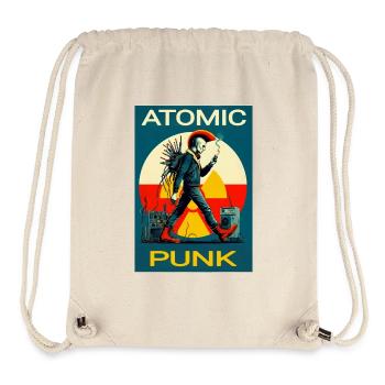 ATOMIC PUNK - Stanley/Stella recycelter Gym Bag - Naturweiß - Vorne