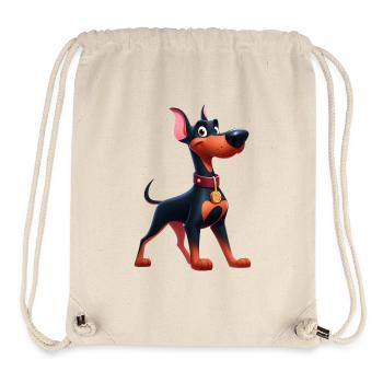 Doberman 3 - Stanley/Stella Recycled Gym Bag - natural - Front