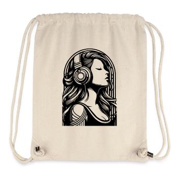 vibrant music - Stanley/Stella Recycled Gym Bag - natural - Front